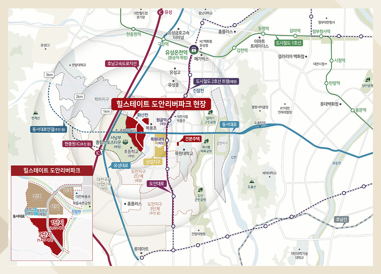 힐스테이트 리버파크 임대_입지환경